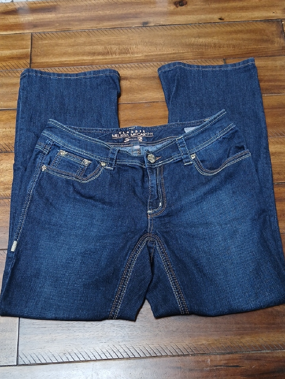 Melissa McCarthy Seven7 Classic Bootcut Jeans - Size 14W